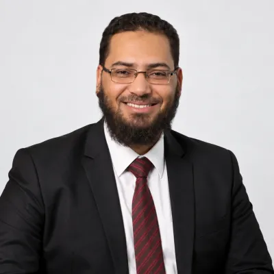 صورة المحاضر د. بلال أحمد عبده