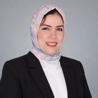 صورة المحاضر د. هبة طارق بيومي أمين